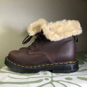 Dr Martens 1460 Kolbert Fur Lined Boots